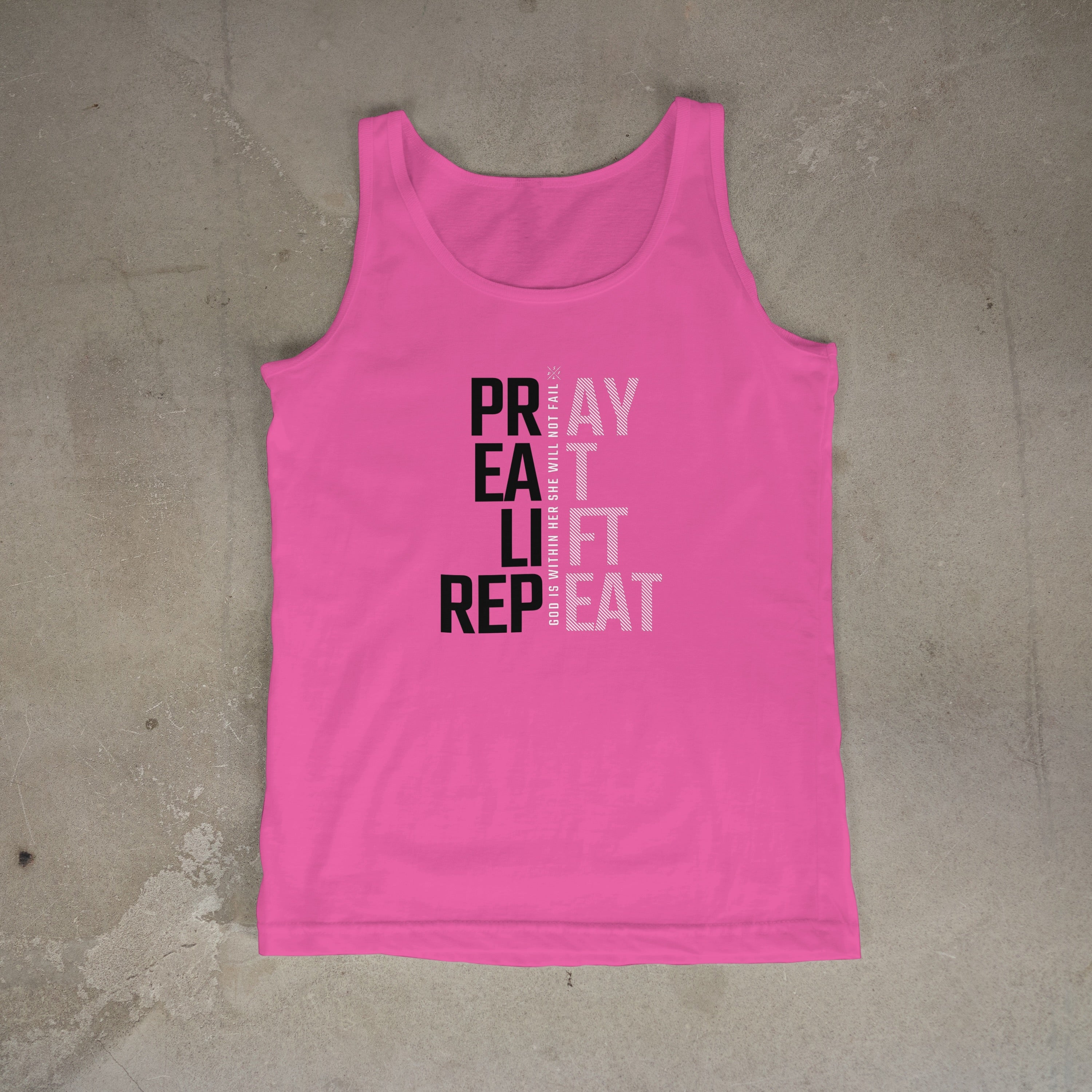 Pray.Eat.Lift.Repeat. Tanks