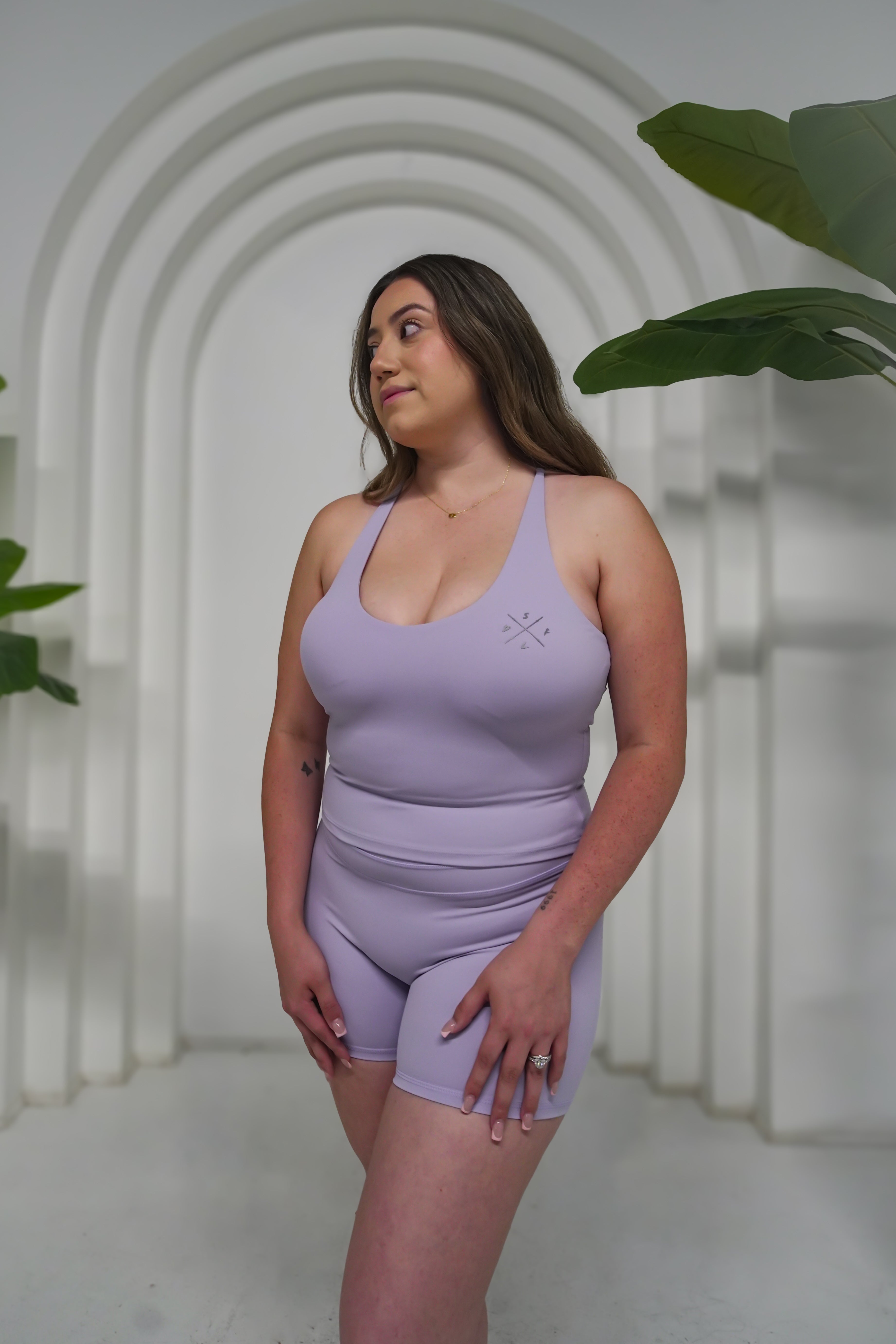 Lilac Drip Halter Top NOT RESTOCKING