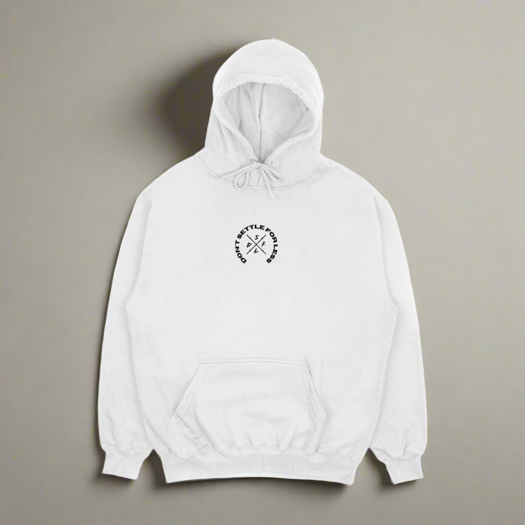 White Skull No gym No life hoodie