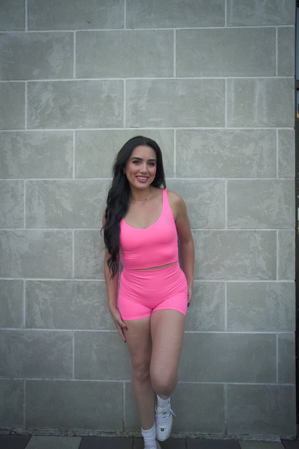 Slay Berry sculpted top
