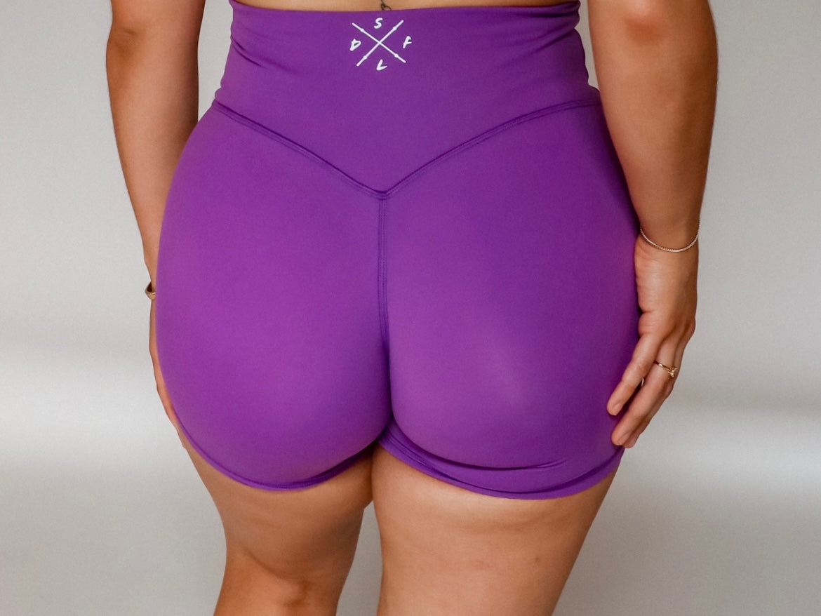 Mauve Biker Shorts