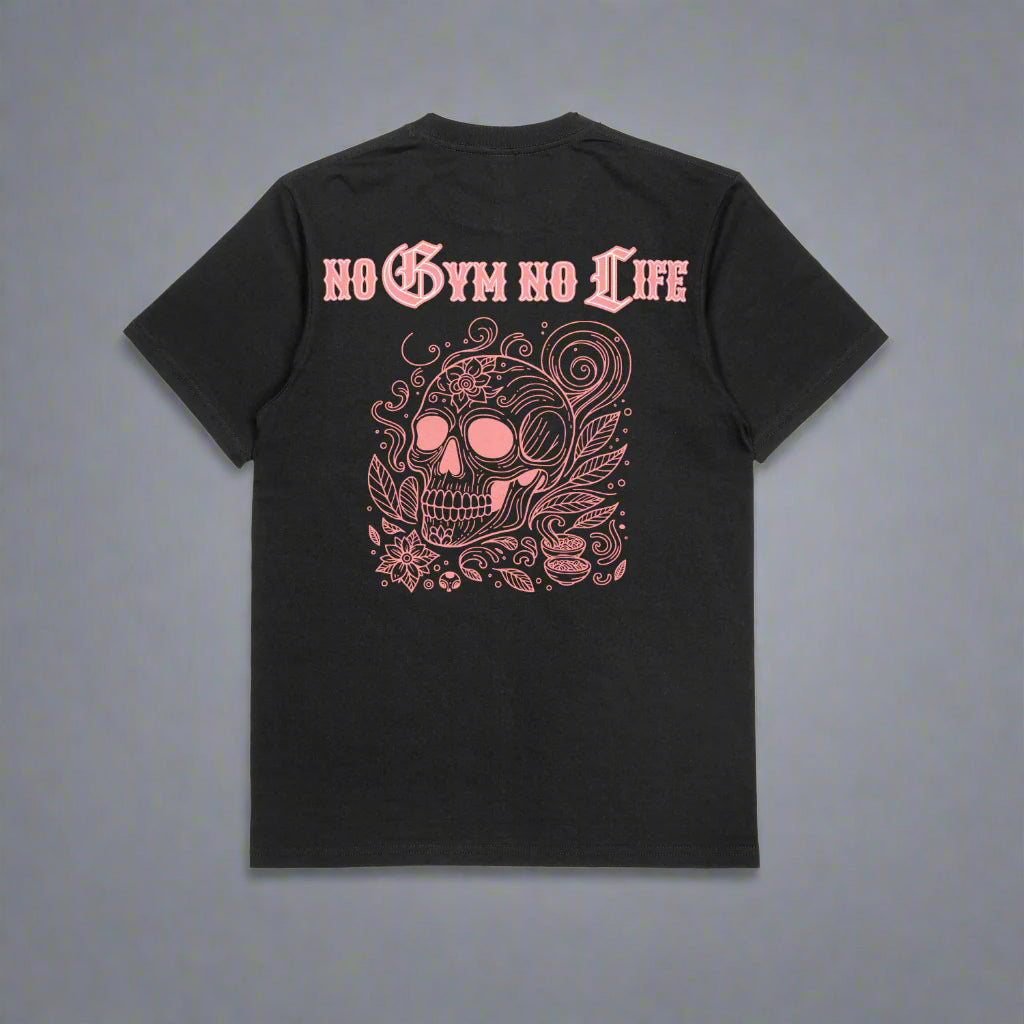 Oversize tee (pink skull)